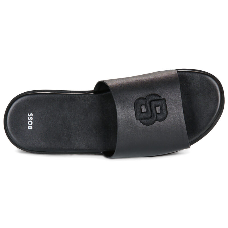 BOSS Darrel_Slid_pubb Black Men's Slipper - 6
