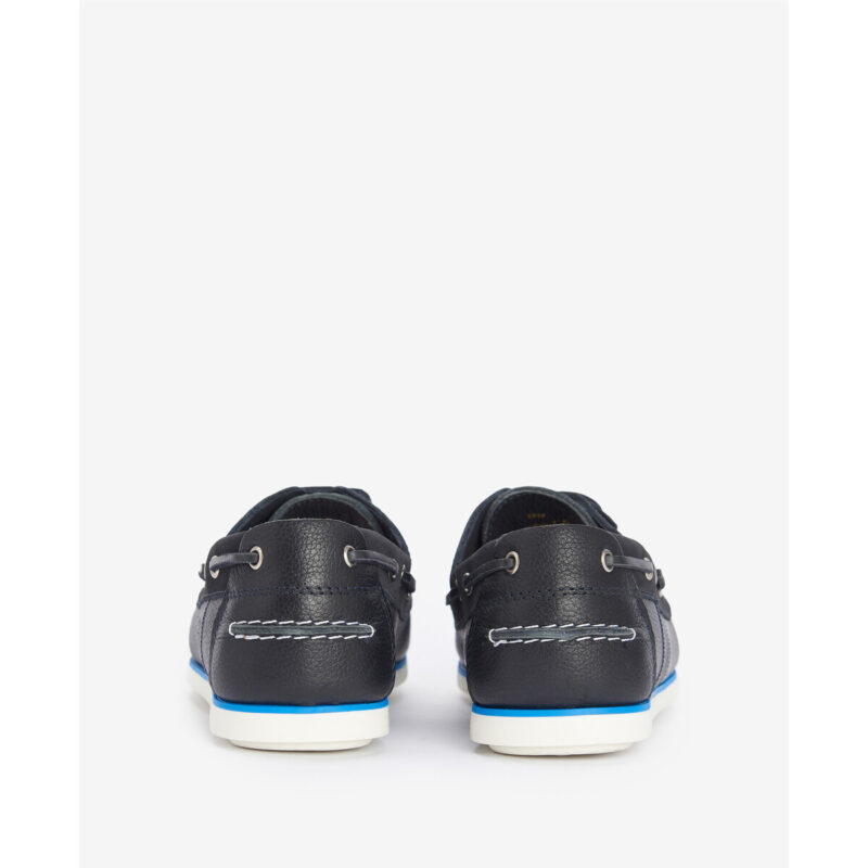 Barbour WAKE BOAT Blaue Herren-Bootsschuhe - Gr&ouml;&szlig;e 4