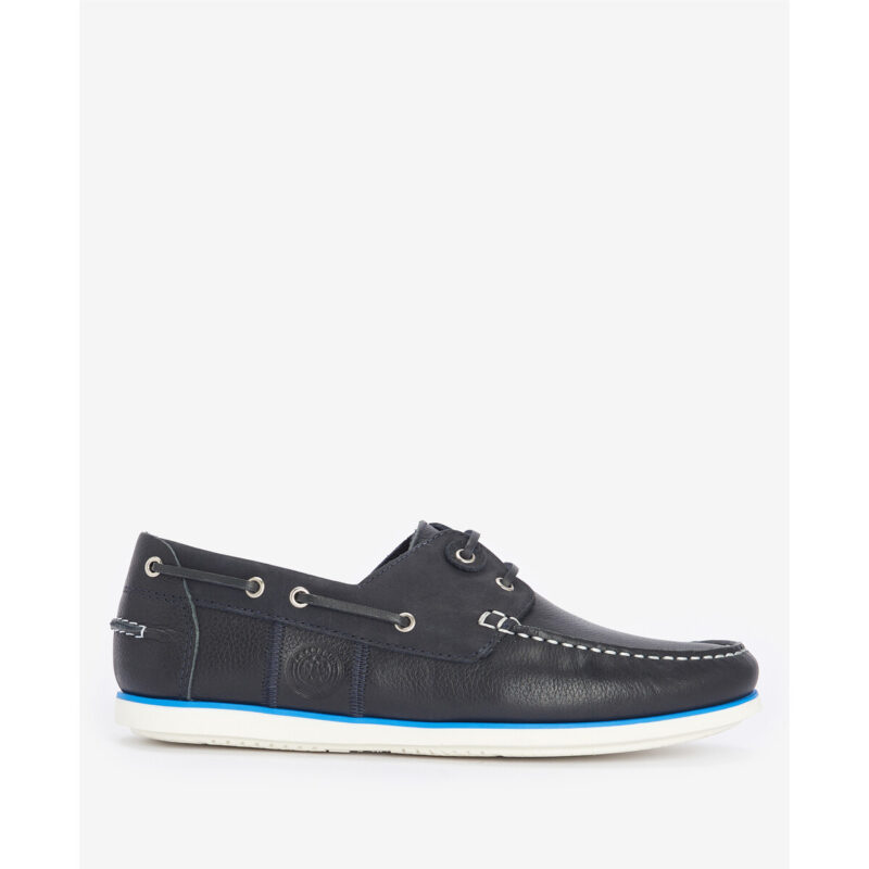 Barbour WAKE BOAT Blaue Herren-Bootsschuhe - Gr&ouml;&szlig;e 1