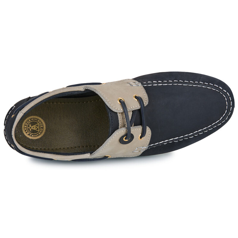 Barbour WAKE Herren-Bootsschuhe, blau - Gr&ouml;&szlig;e 6