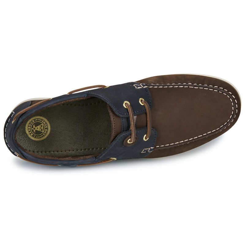 Barbour WAKE Herren-Bootsschuhe, braun - Gr&ouml;&szlig;e 6