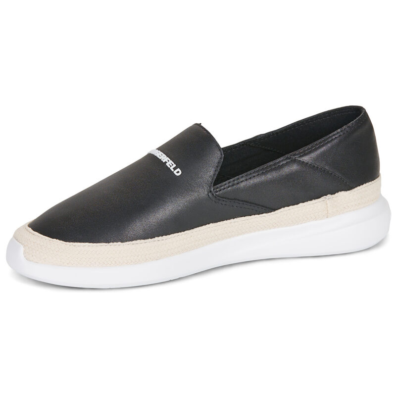 Karl Lagerfeld HELIOS Slip On Lthr Black Men's Loafers - 4