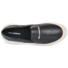 Karl Lagerfeld HELIOS Slip On Lthr Black Men's Loafers - 6