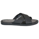 Karl Lagerfeld KASTOR IV Kross Strap Sandal Black Men's Slipper - 2