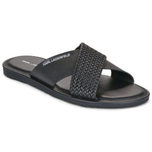 Scarpe uomo Karl Lagerfeld  KASTOR IV Kross Strap Sandal  Nero Karl Lagerfeld 5059529679391