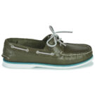 Timberland 2 Eye Boat leather Kaki Scarpe da barca Uomo - 2