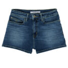 Shorts ragazza Calvin Klein Jeans RELAXED HR SHORT MID BLUE Blu Shorts Bambina - 1