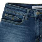 Shorts ragazza Calvin Klein Jeans RELAXED HR SHORT MID BLUE Blu Shorts Bambina - 3