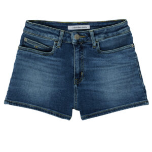Shorts ragazza Calvin Klein Jeans  RELAXED HR SHORT MID BLUE  Blu Calvin Klein Jeans 8719855510436