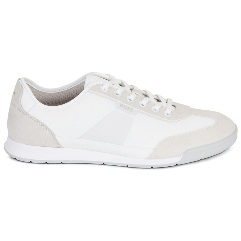 Baskets blanches pour homme BOSS Nitan_Lowp_txmx - Pointure 2