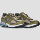 New Balance 2002 Khaki Herren-Sneaker - Gr&ouml;&szlig;e 2