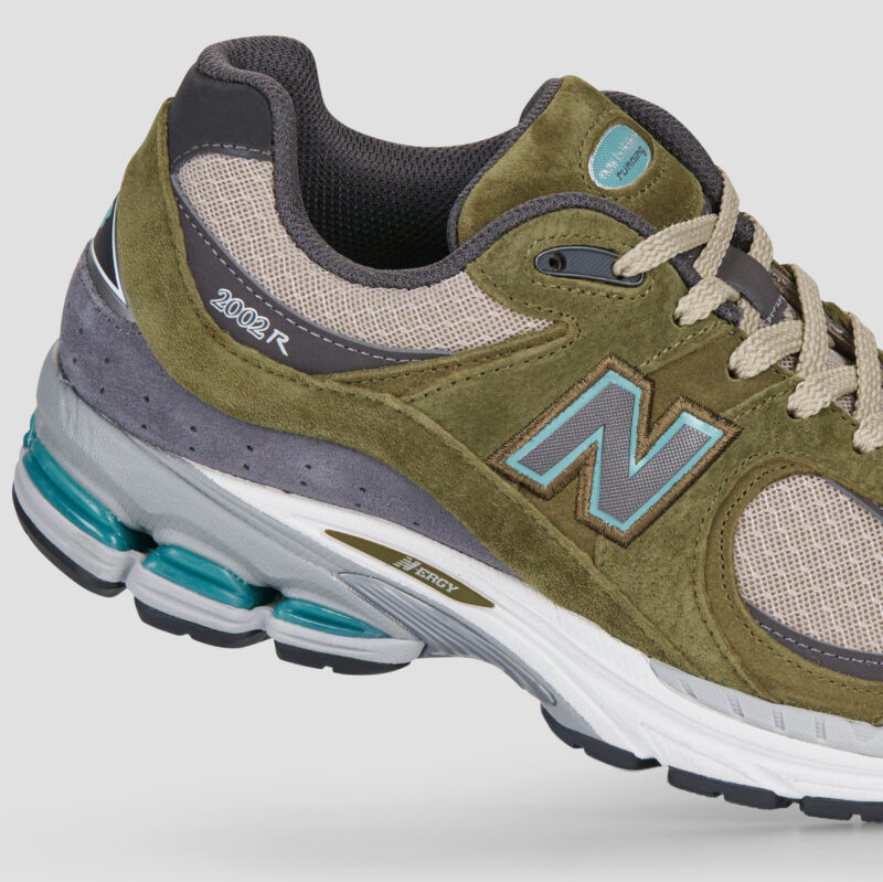 New Balance 2002 Khaki Herren-Sneaker - Gr&ouml;&szlig;e 4