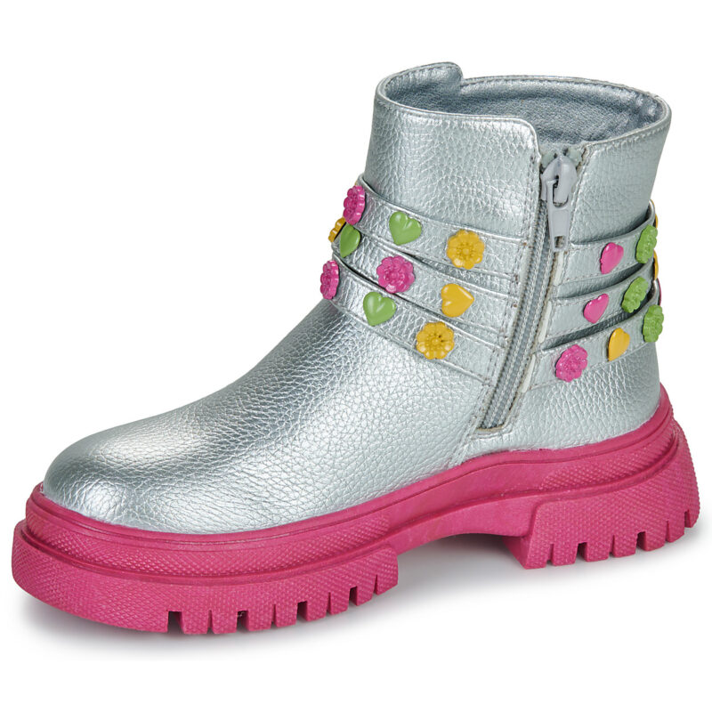 Agatha Ruiz de la Prada MATI Silver Boots Girls - 4