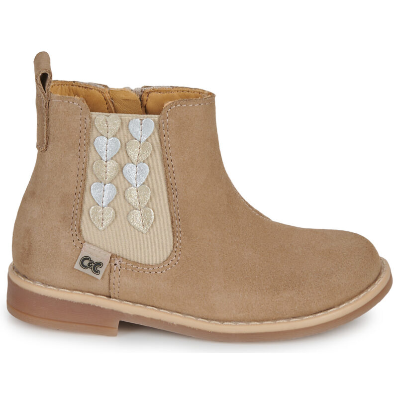 Citrouille et Compagnie EELIA Beige Boots Bambina - 2