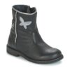 Citrouille et Compagnie HORELI Black Children's Ankle Boots for Girls 3608927667787