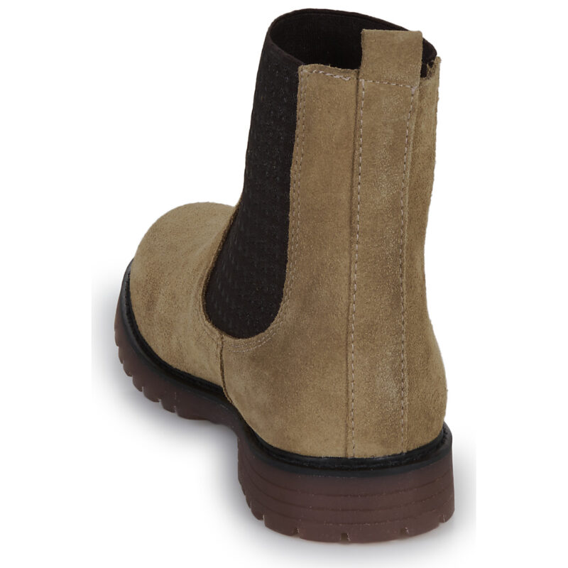 Citrouille et Compagnie OISO Brown Ankle Boots - Girls' Boots - 5