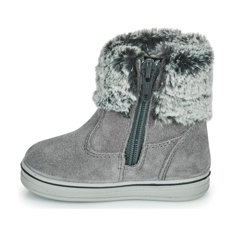 Citrouille et Compagnie PALADOU Graue Stiefel M&auml;dchen - 4