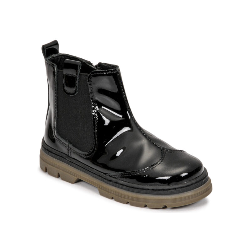 Citrouille et Compagnie POTATA Schwarze Stiefel M&auml;dchen - 1