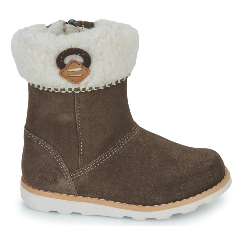 Clarks Bottes Crown Loop T marron pour filles - 2