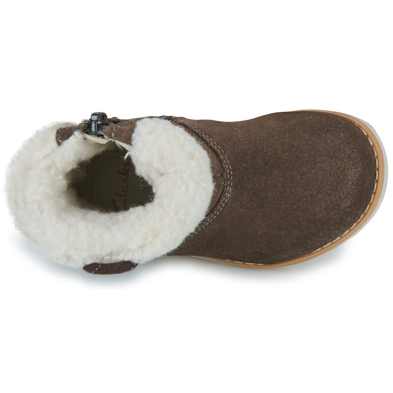 Clarks Bottes Crown Loop T marron pour filles - 6