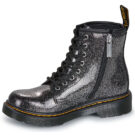 Dr. Martens 1460 J Black Silver Nebula Glitter Nero Boots Bambina - 4