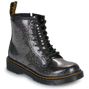 Stivaletti bambini ragazza Dr. Martens  1460 J Black Silver Nebula Glitter  Nero Dr. Martens 190665760897