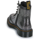 Dr. Martens 1460 J Black Silver Nebula Glitter Nero Boots Bambina - 5