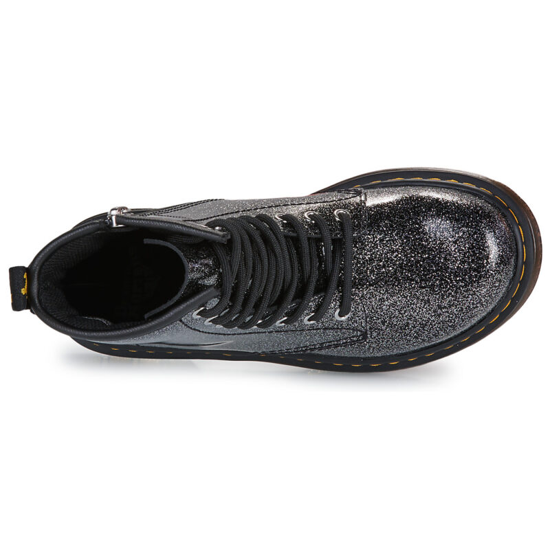 Dr. Martens 1460 J Black Silver Nebula Glitter Nero Boots Bambina - 6