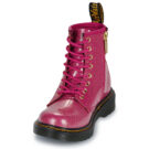 Dr. Martens 1460 J Fuchsia Silver Nebula Glitter Rosa Boots Bambina - 3