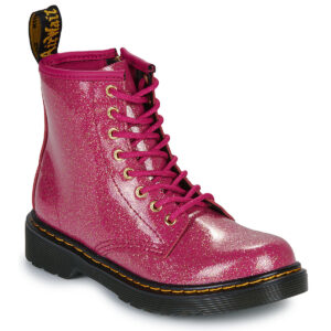 Stivaletti bambini ragazza Dr. Martens  1460 J Fuchsia Silver Nebula Glitter  Rosa Dr. Martens 190665761009