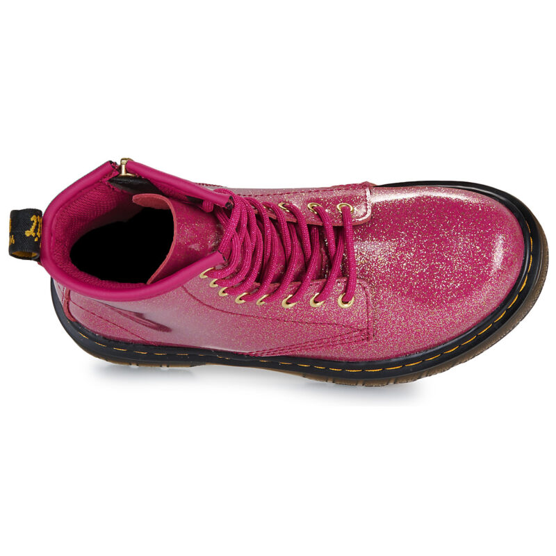 Dr. Martens 1460 J Fuchsia Silver Nebula Glitter Rosa Boots Bambina - 6