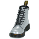 Dr. Martens 1460 J Silver Nebula Glitzer-Stiefeletten f&uuml;r M&auml;dchen - Gr&ouml;&szlig;e 3