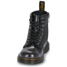 Dr. Martens 1460 T Black Silver Nebula Glitter Nero Boots Bambina - 3