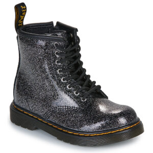 Stivaletti bambini ragazza Dr. Martens  1460 T Black Silver Nebula Glitter  Nero Dr. Martens 190665760743