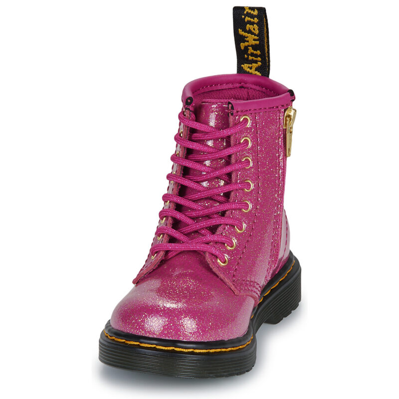 Dr. Martens 1460 T Fuchsia Silver Nebula Glitter Rosa Boots Bambina - 3