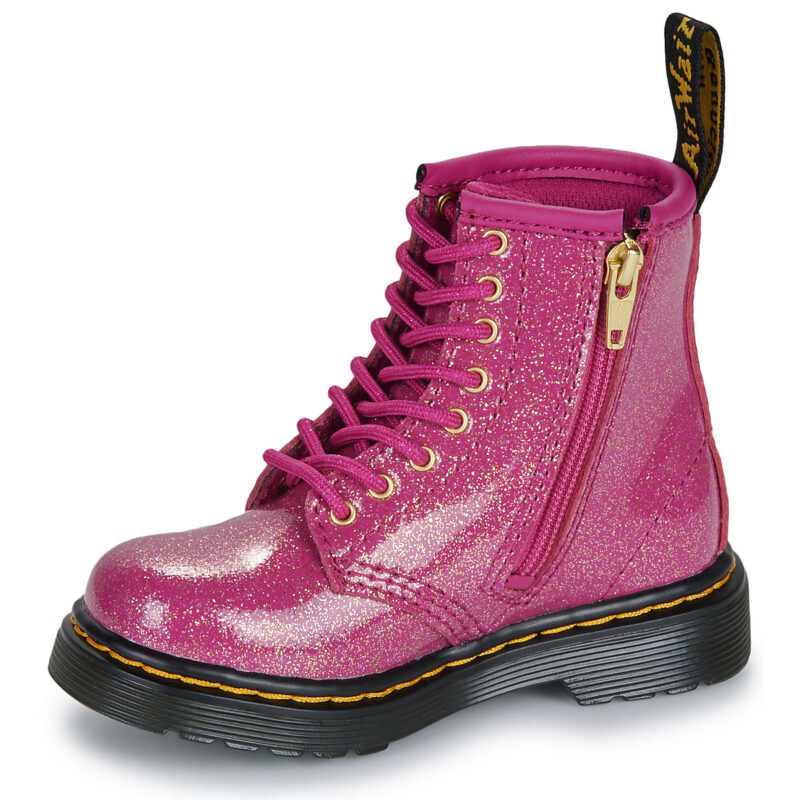 Dr. Martens 1460 T Fuchsia Silver Nebula Glitter Rosa Boots Bambina - 4
