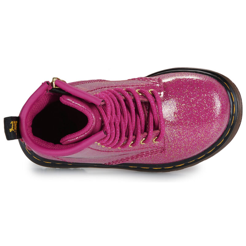 Dr. Martens 1460 T Fuchsia Silver Nebula Glitter Rosa Boots Bambina - 6