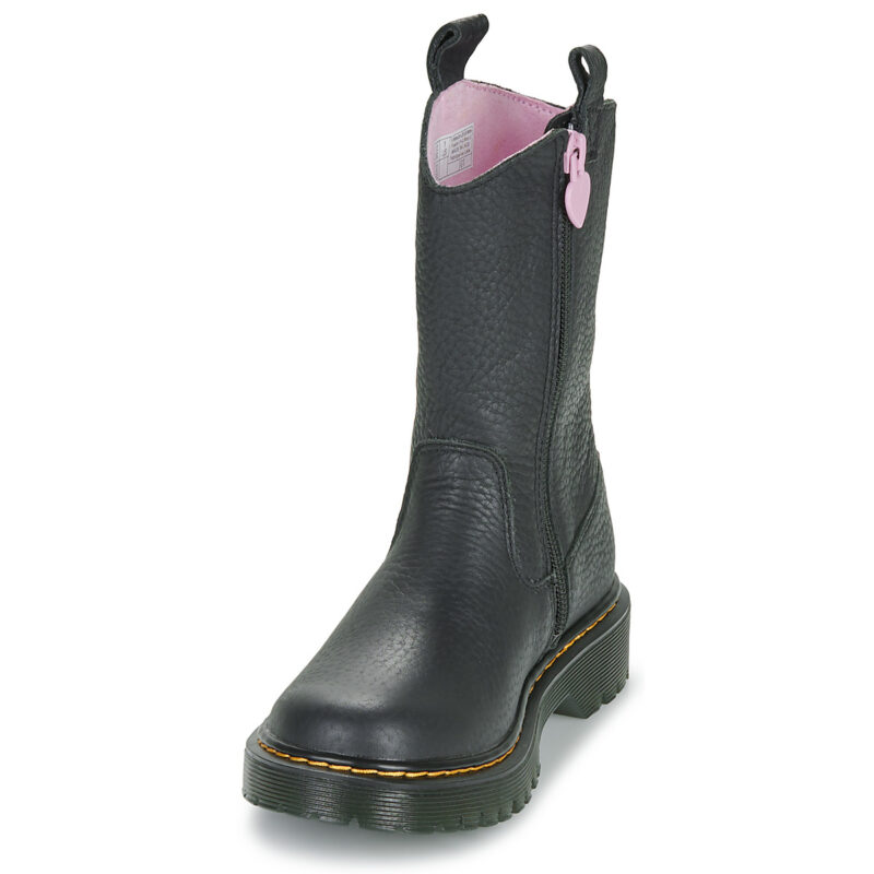 Dr. Martens Bex Heart P-O Boot J Black Classic Nappa Nero Boots Bambina - 3