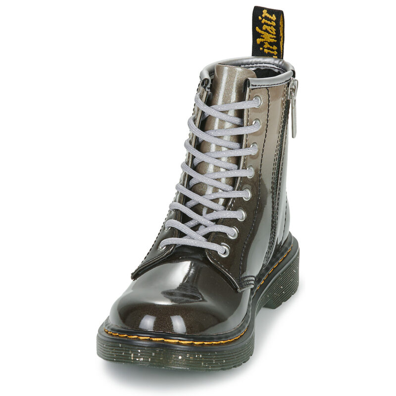 Dr. Martens GLITTER JUNIOR Nero Boots Bambina - 3