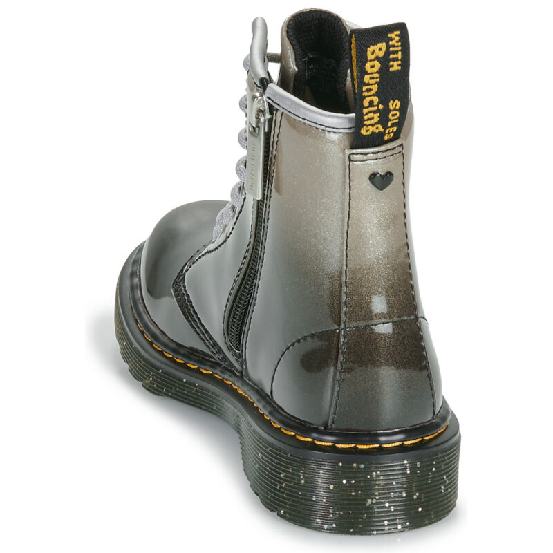 Dr. Martens GLITTER JUNIOR Nero Boots Bambina - 5