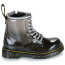 Dr. Martens GLITTER Nero Boots Bambina - 2
