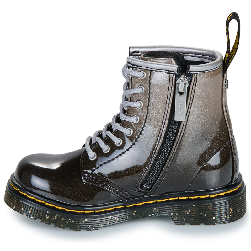 Dr. Martens GLITTER Nero Boots Bambina - 4