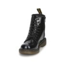 Dr. Martens JR BLACK PATENT LAMPER Nero Boots Bambina - 3