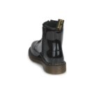 Dr. Martens JR BLACK PATENT LAMPER Nero Boots Bambina - 5