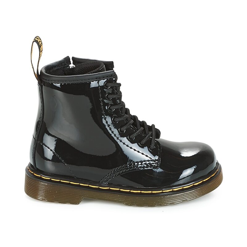 Dr. Martens PATENT TODDLER Nero Boots Bambina - 2