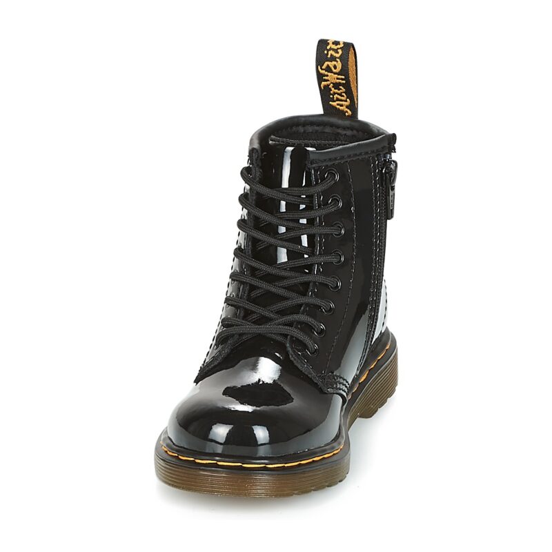 Dr. Martens PATENT TODDLER Nero Boots Bambina - 3