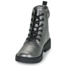 Geox J CASEY GIRL Silberne Stiefel M&auml;dchen - Gr&ouml;&szlig;e 3