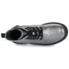 Geox J CASEY GIRL Silberne Stiefel M&auml;dchen - Gr&ouml;&szlig;e 6