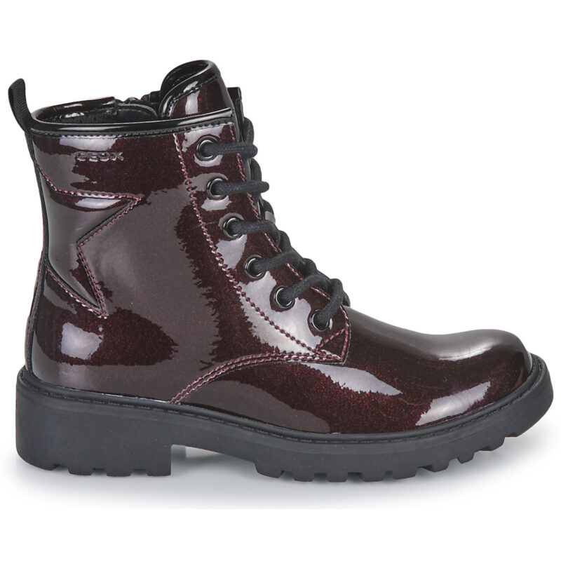 Geox J CASEY GIRL G Rosso Boots Bambina - 2