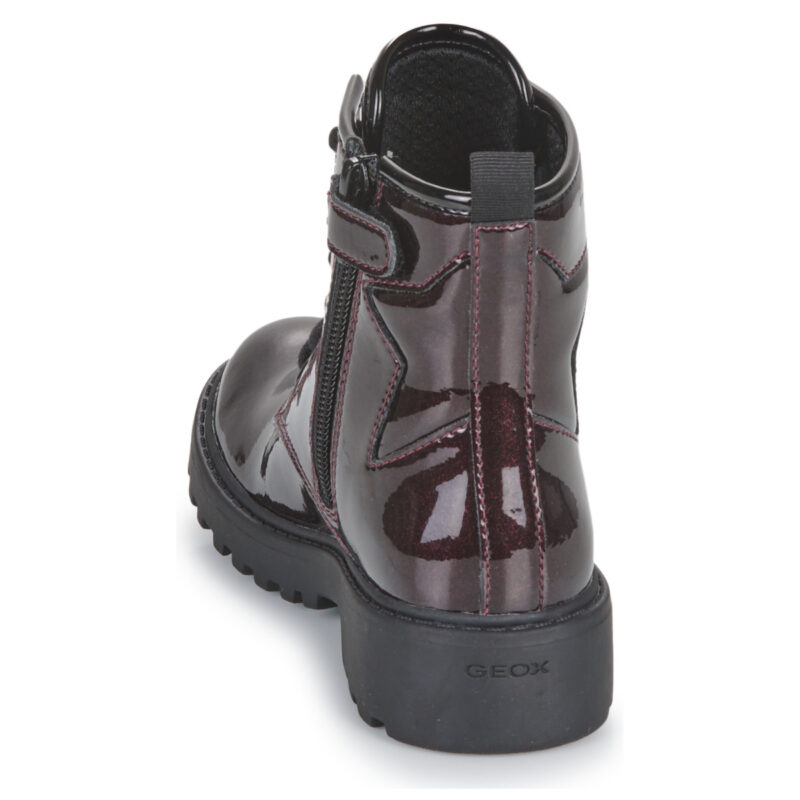Geox J CASEY GIRL G Rosso Boots Bambina - 5